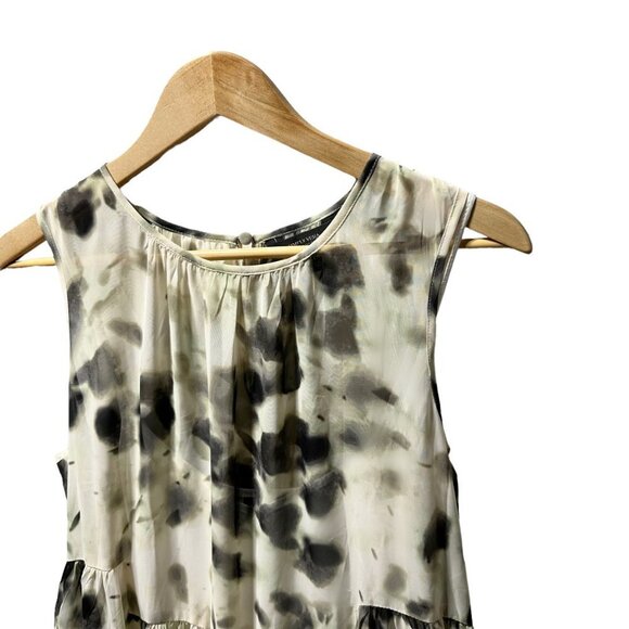 SIMPLY Vera Vera Wang Shirred Waist Midi Dress Camo - Picture 5 of 7